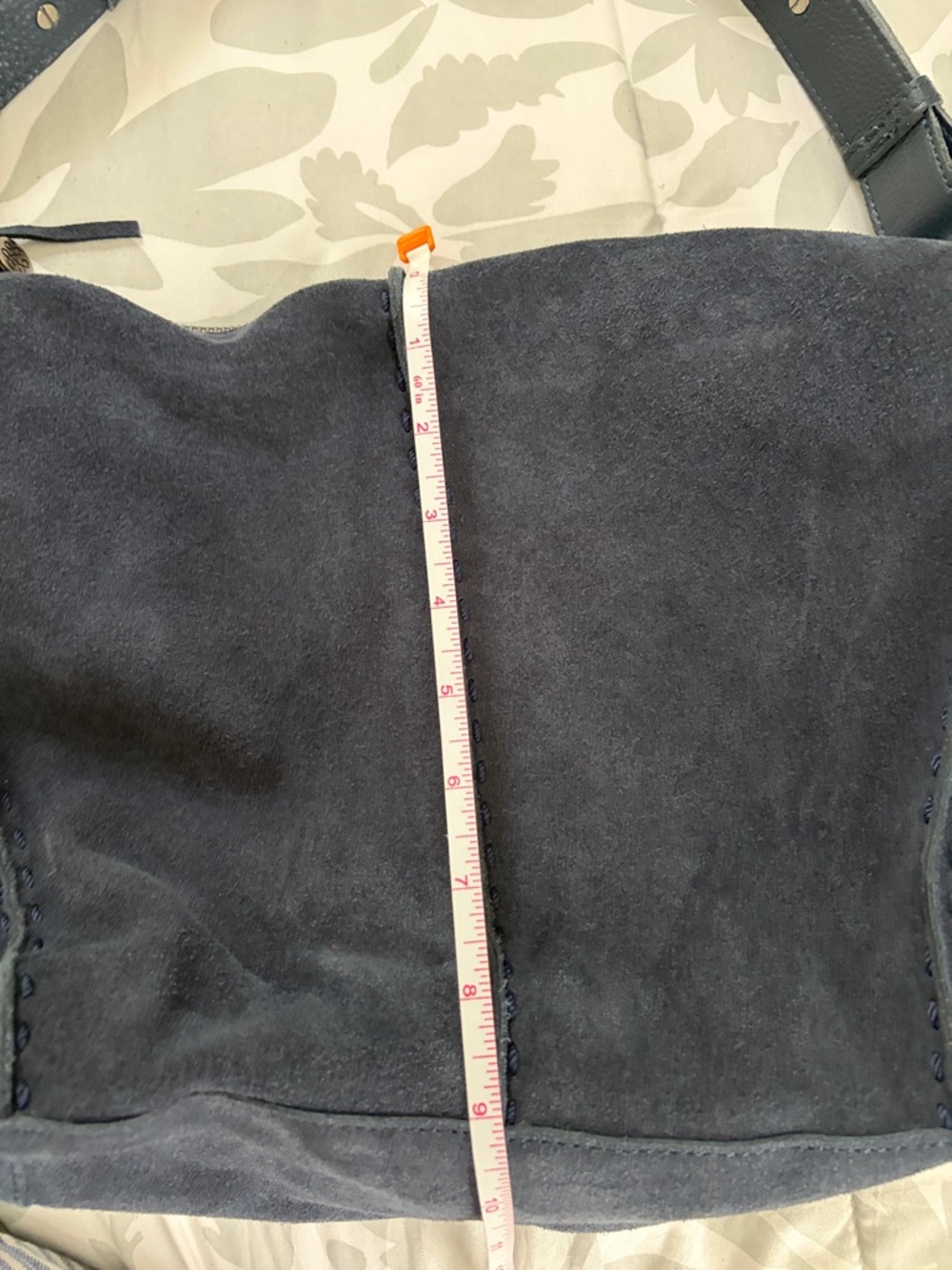 The Sak Navy Suede Shoulder Bag - Picture 7 of 7
